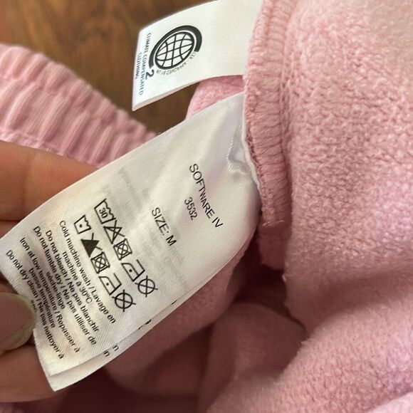 Ganni pink shorts athletic sweatshirts size M - Picture 5 of 6